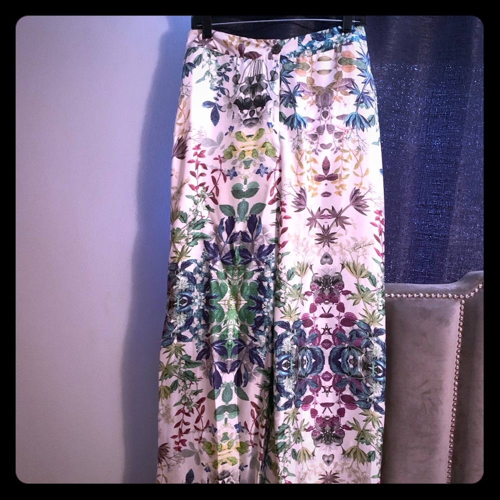Silk pants
